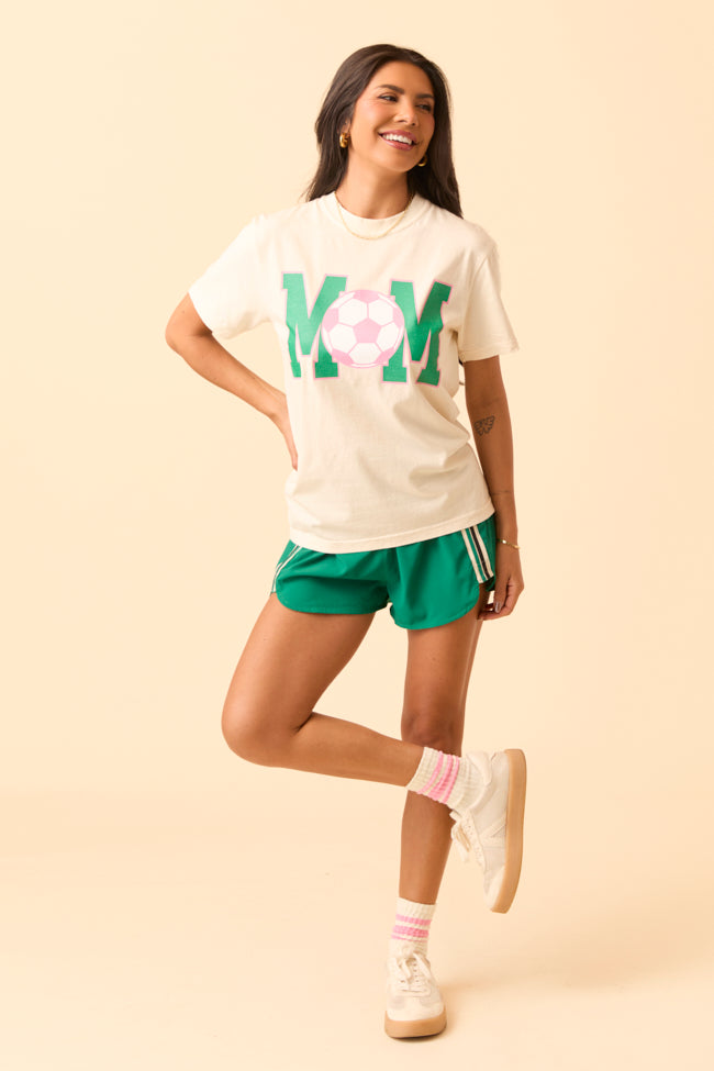 Mom Block Soccer Ivory Graphic Tee - Image 3