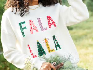 FA LA LA LA Christmas Crewneck Sweater