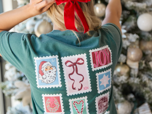 Dear Santa Dark Green Graphic Tee