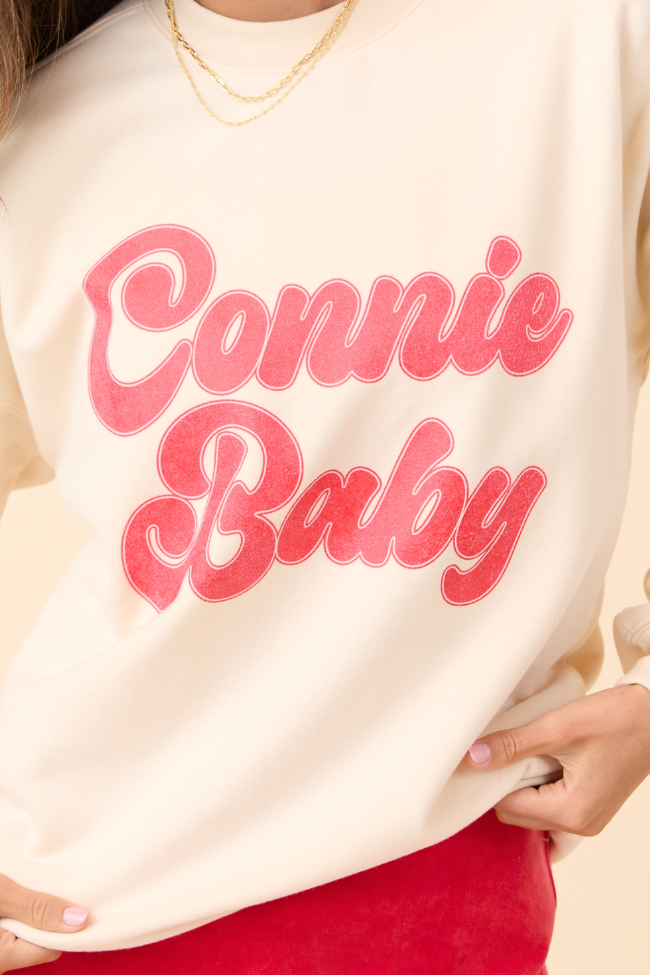 Connie Baby Cream Graphic Sweatshirt - Image 2