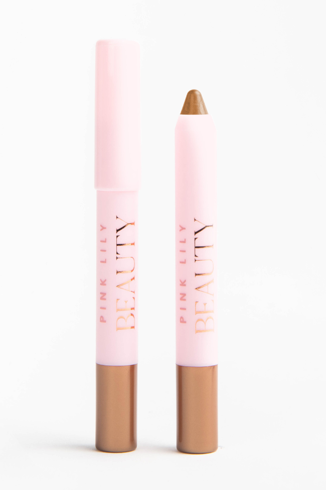 Pink Lily Beauty Eye Want It All Multi Eyeshadow and Eyeliner - Bronze Bloom FINAL SALE