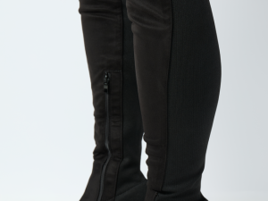 Milan Black Over The Knee Boots