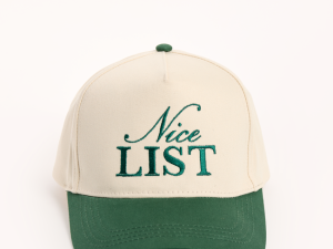 Nice List Green Trucker Hat