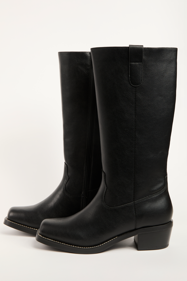 Duston Black Pull On Boots - Image 3