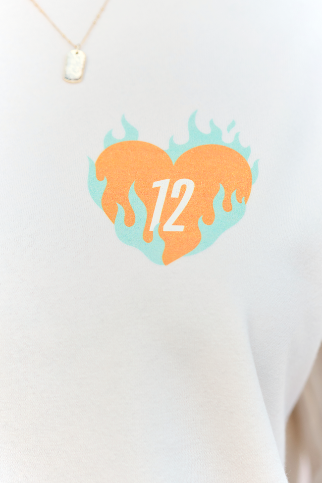 My Energy Is A Luxury Item Cream Graphic Sweatshirt - Image 3