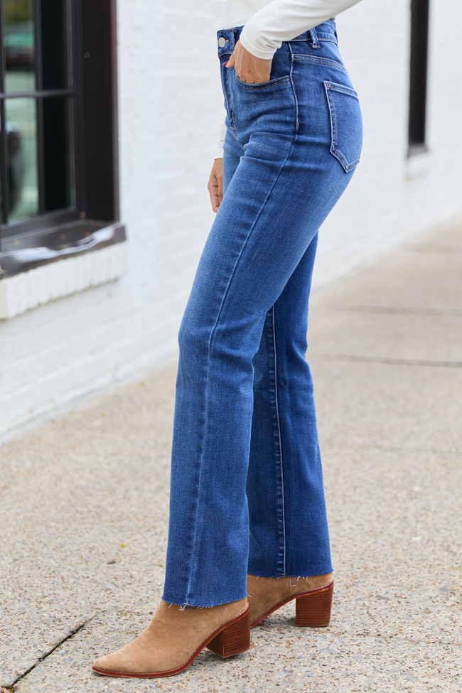 My Favorite Dark Wash Straight Leg Jeans - Image 3