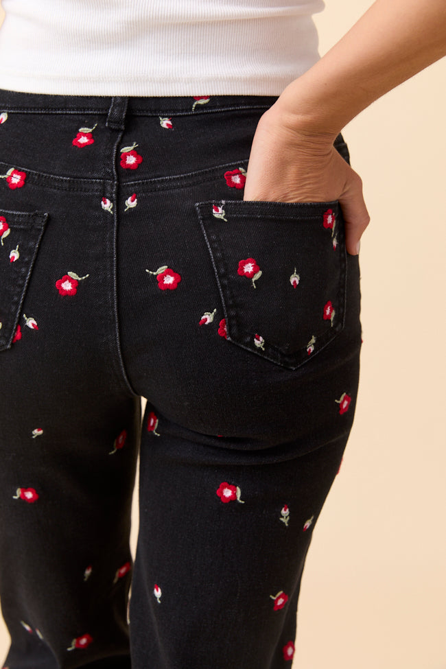 The Piper Embroidered Straight Leg Jeans - Image 5