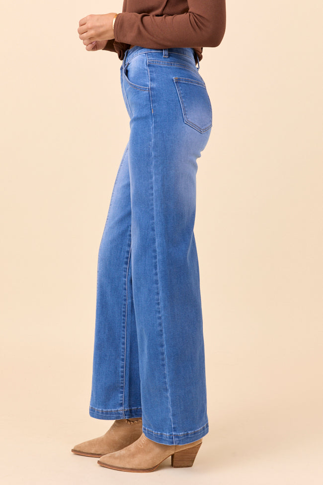 My Favorite Seamed Wide Leg Jeans - Image 3