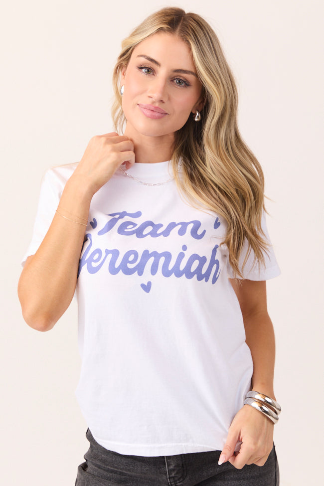 Team Jeremiah White Graphic Tee - Image 2
