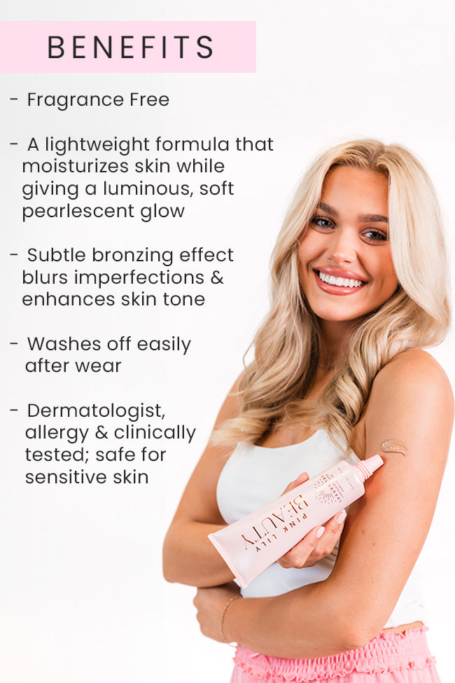 Pink Lily Luxury Tan Luminizing Body Lotion - Beachy Glow FINAL SALE - Image 4