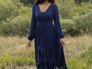 Lucky To Have You Navy Maxi Dress FINAL SALE